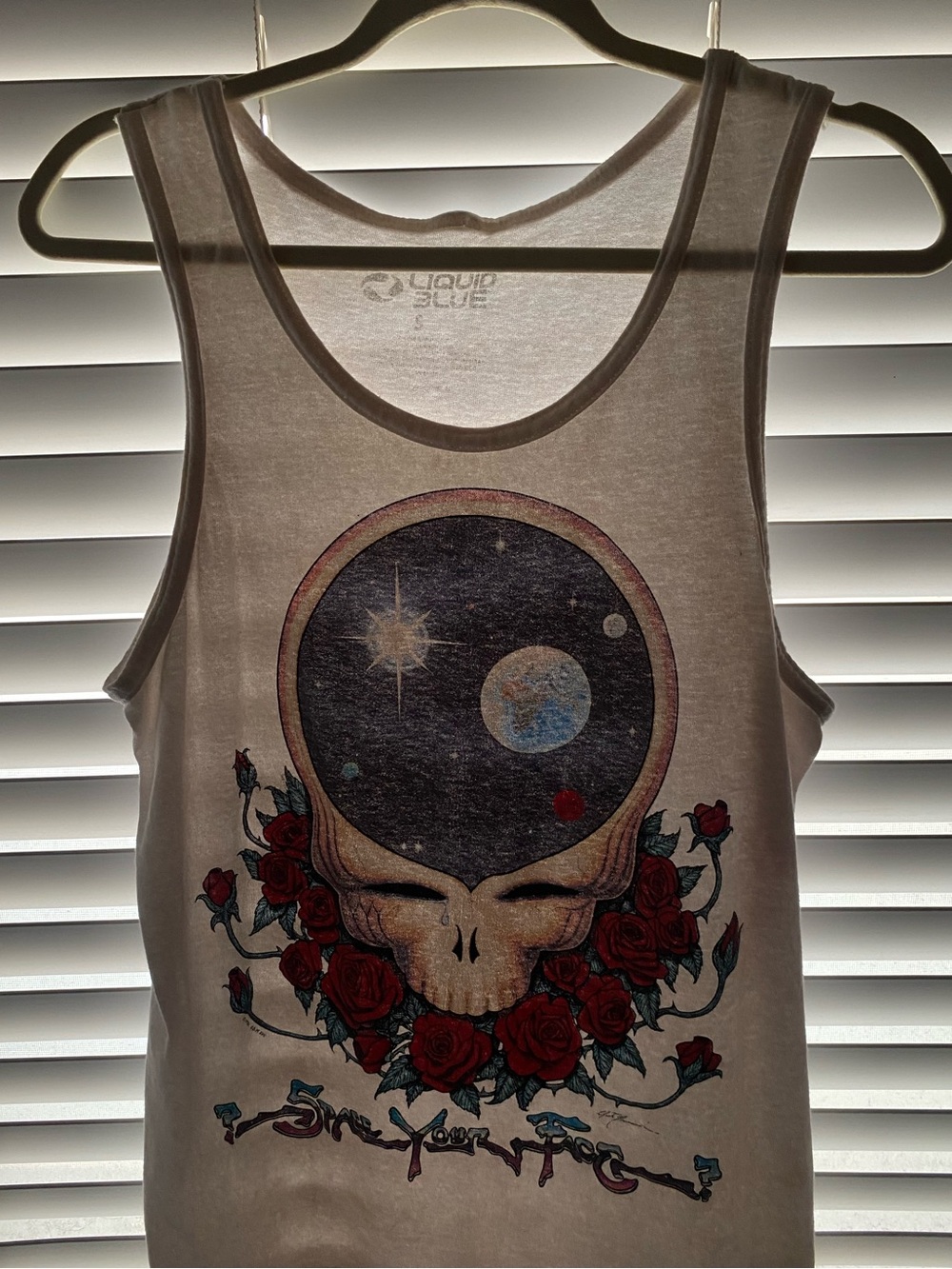 Liquid Blue Grateful Dead Steal your SPACE tank top 😁